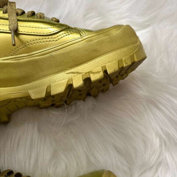 Vans x Collina Strada Gold Metallic Chunky Sneakers - Picture 7 of 11